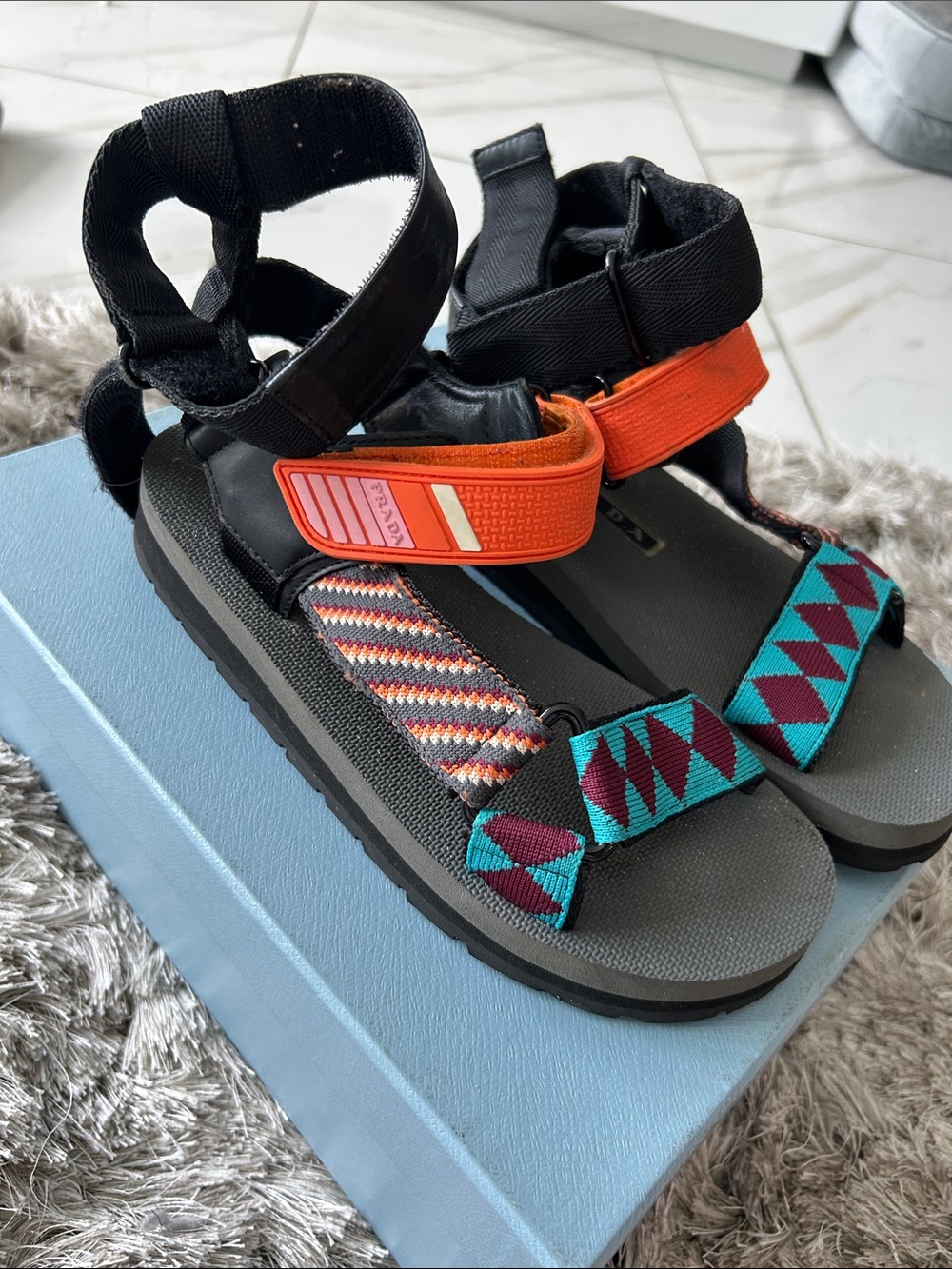 Prada Nastro Sandal